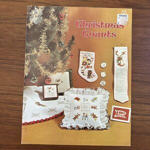 Vintage Christmas Counts Gloria & Pat Cross Stitch Pattern Book #3 1977 Copy